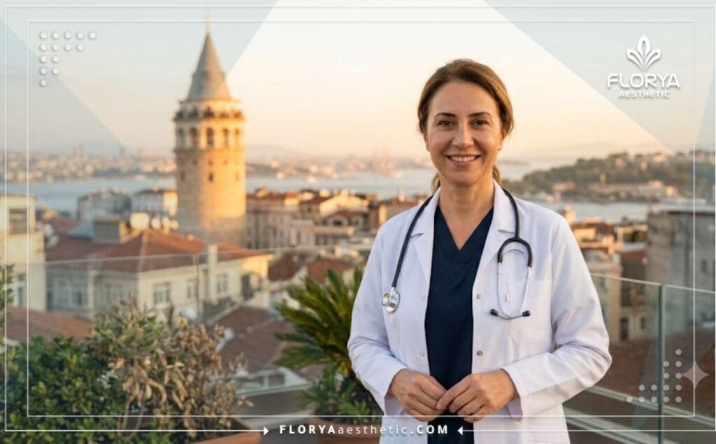 طبيب تجميل ودود يرحب بالمرضى في اسطنبول لإجراء جراحة شد الجفون بنجاح
