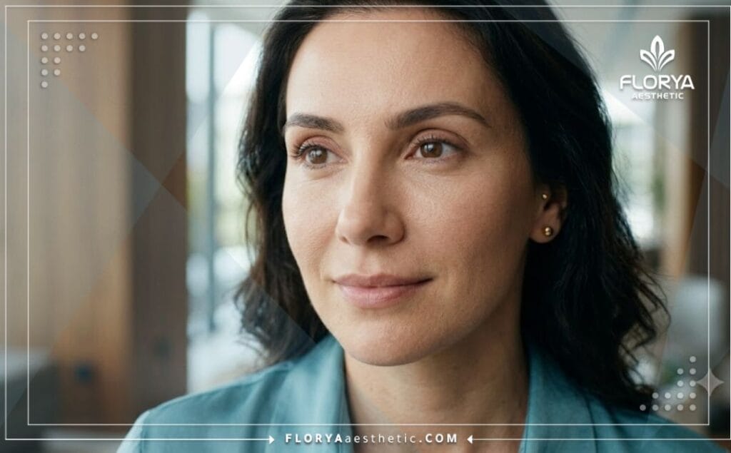 نتائج مثالية ومظهر طبيعي للعين بعد إجراء عملية تجميل الجفون بنجاح