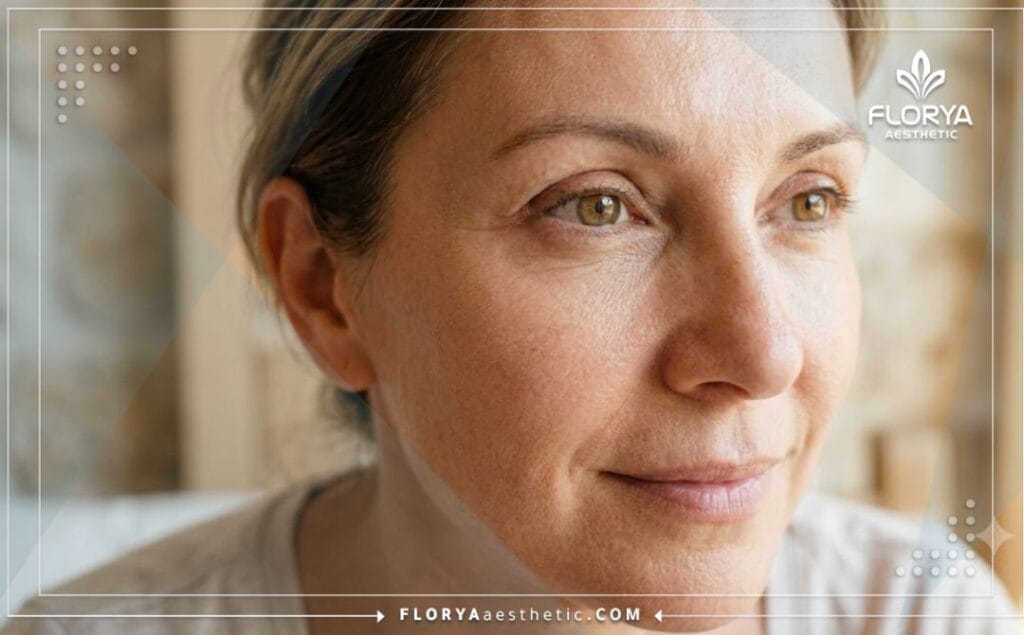 Flawless and natural aesthetic results of an eye reshaping procedure.