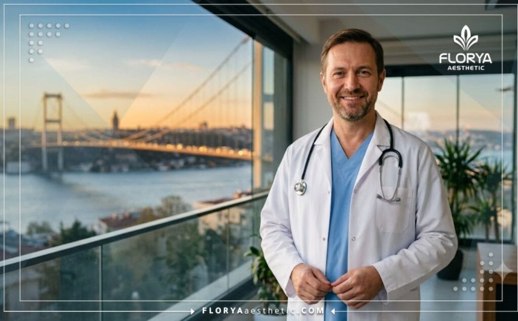 Friendly medical specialist welcoming patients in Istanbul, Turkey