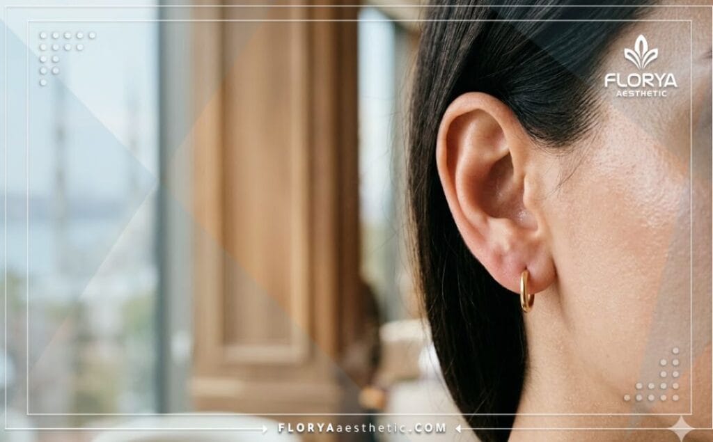 النتيجة المثالية والجمالية لتجميل شحمة الأذن