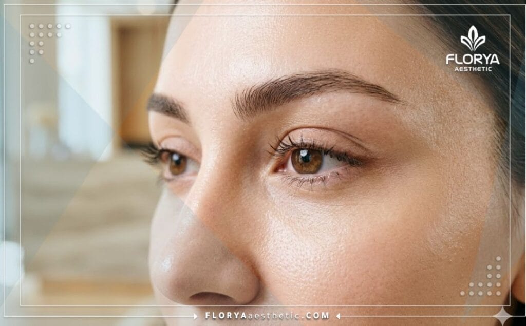 Perfect and aesthetic eye results after a successful eye contouring procedure
