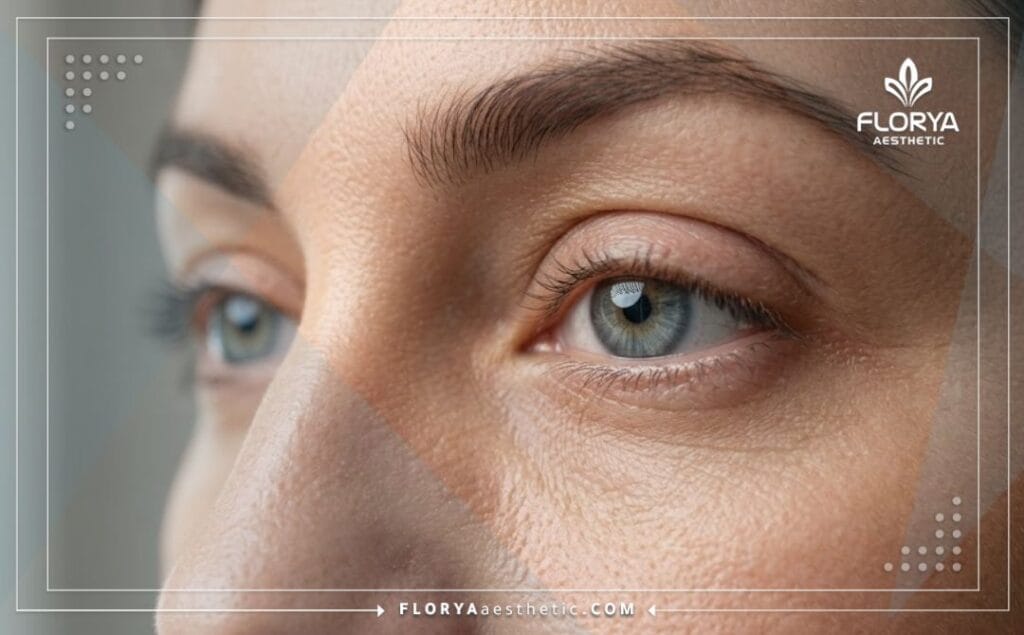 Beautiful, flawless aesthetic outcome showcasing rejuvenated eyes after a successful procedure.