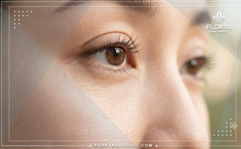 نتائج مثالية وطبيعية لعملية تجميل العيون تبرز جمال وجاذبية الملامح.