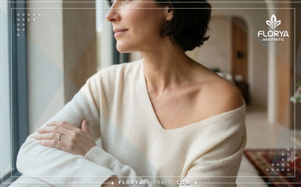 Résultat esthétique parfait et guérison naturelle après chirurgie