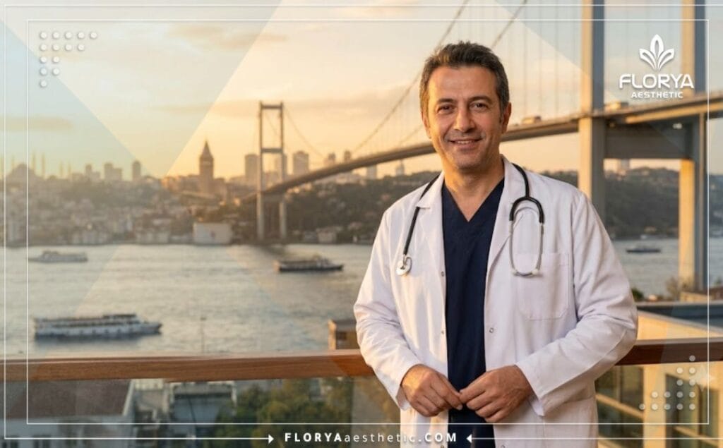 Friendly cosmetic surgeon welcoming patients in Istanbul