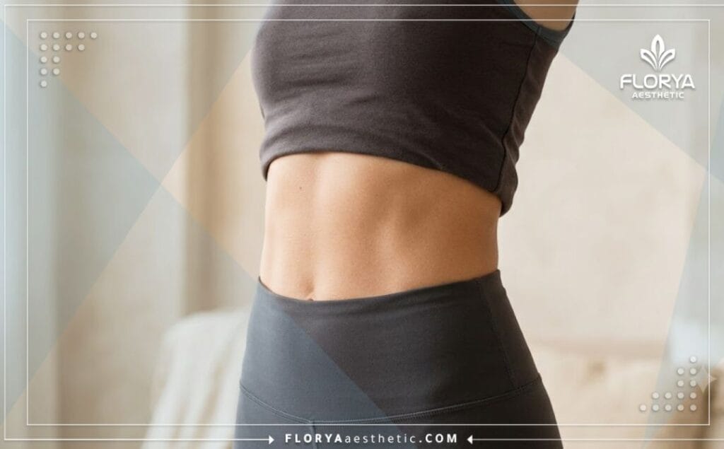 Close-up cinematic shot showing a flawless and naturally contoured body aesthetic result.