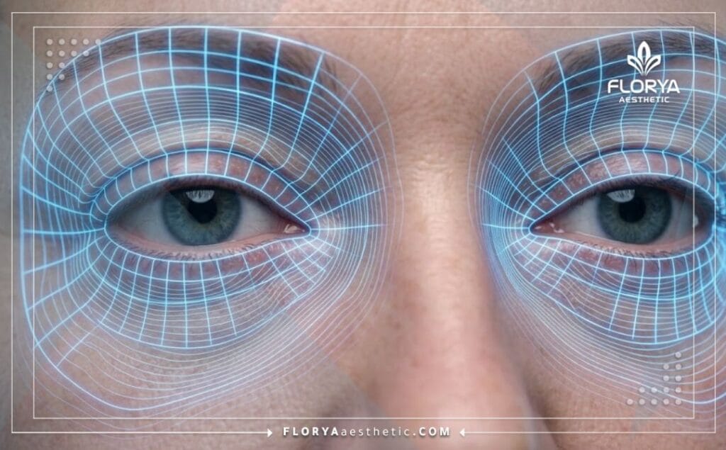 Escaneo 3D de alta tecnología de la zona ocular
