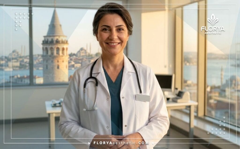 Médico especialista sonriendo en Estambul