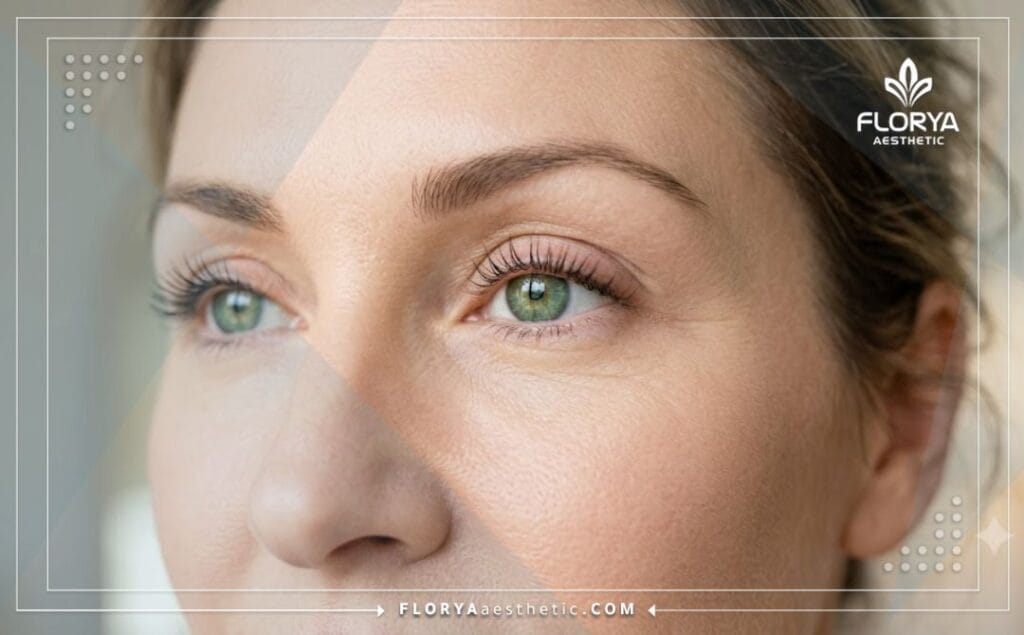 Flawless aesthetic outcome of the eye region after a successful procedure