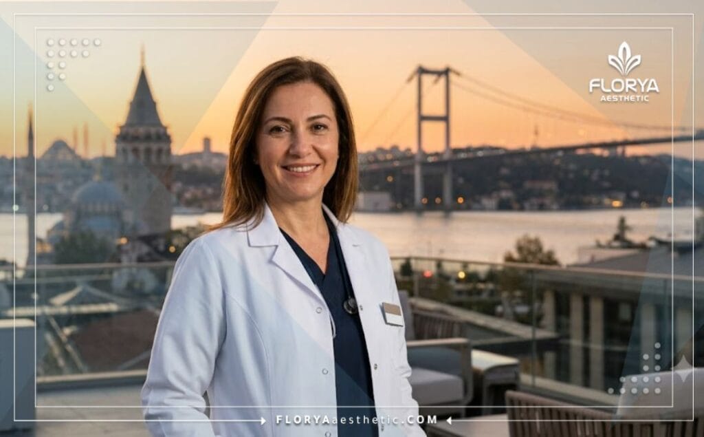 Friendly Hooded Eyelid Surgery specialist smiling in Istanbul