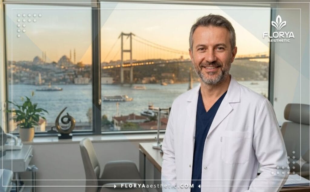 Cirujano amable y experto con el Puente del Bósforo en Estambul.