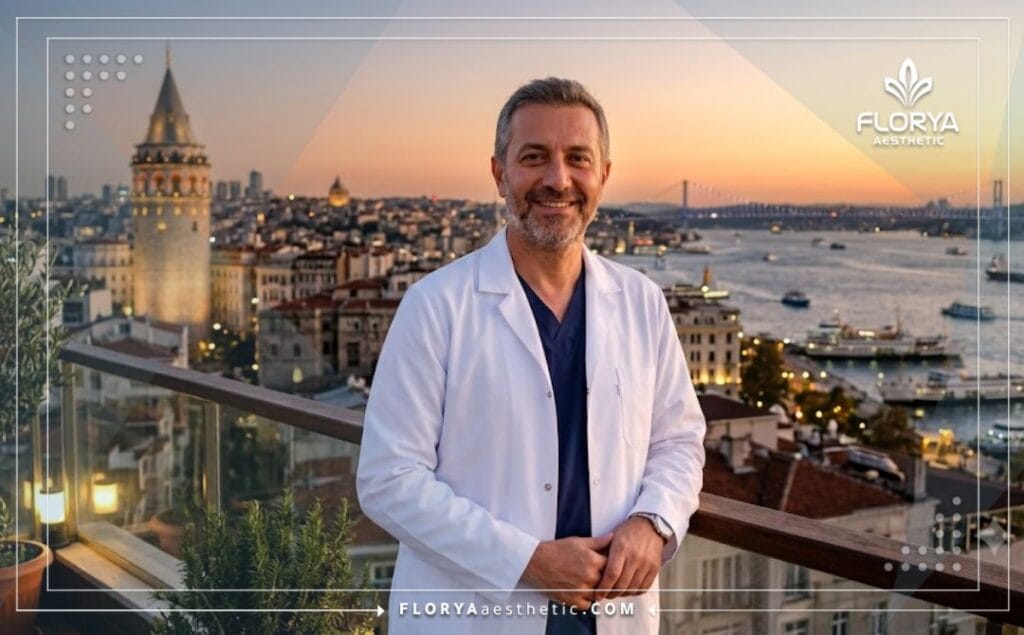 طبيب تجميل ودود يرحب بالمرضى في إسطنبول مع إطلالة على مضيق البوسفور