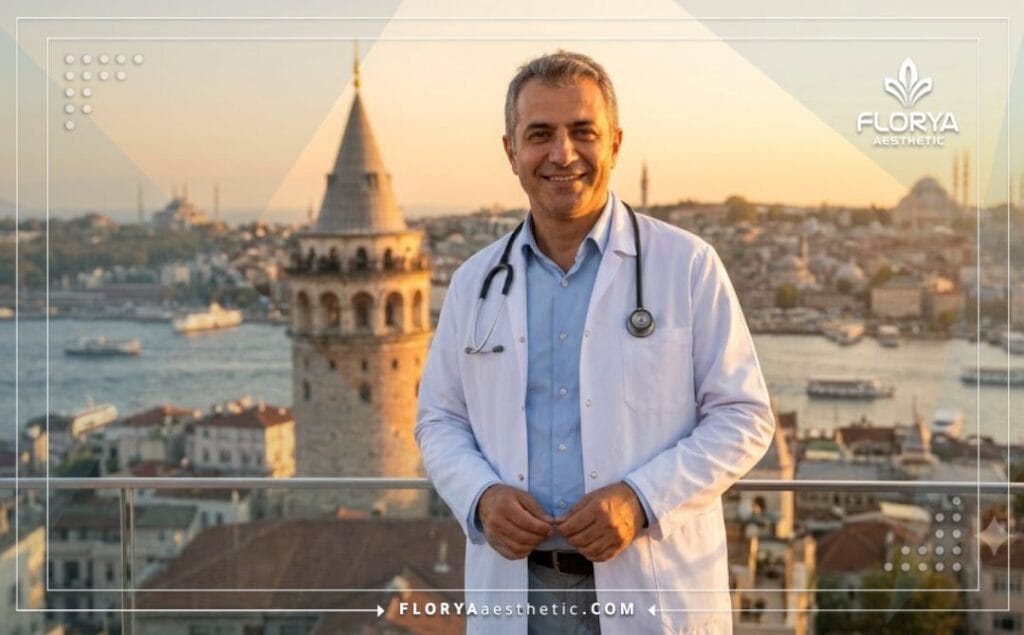 Friendly expert doctor in Istanbul welcoming a patient.