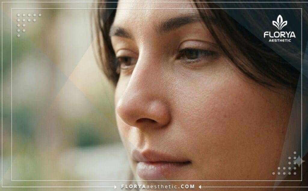 Flawless aesthetic and functional result highlighting a perfectly proportioned nose.