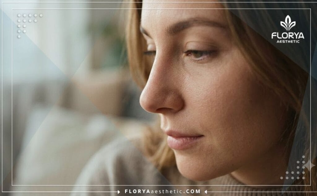 Résultat esthétique parfait et naturel après une rhinoplastie réussie.