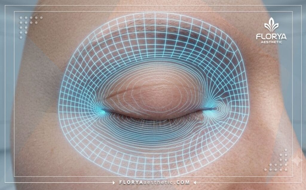Высокотехнологичное 3D-сканирование анатомической области верхних век.