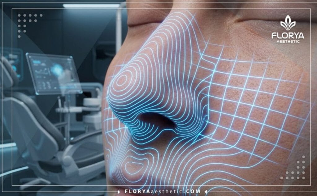 Escaneo 3D avanzado de la anatomía nasal.