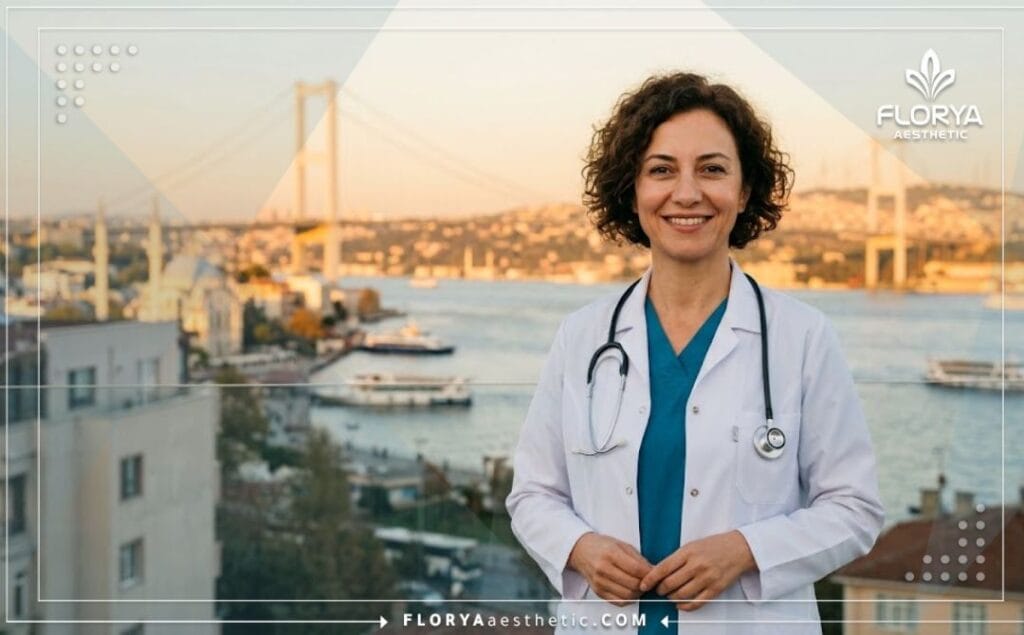 Cirujano experto en nariz dando la bienvenida a los pacientes en Estambul.