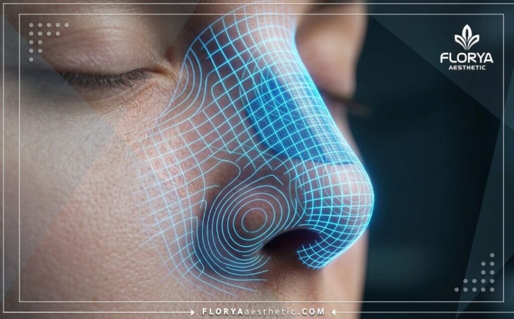 Детальное 3D сканирование структуры носа для контроля восстановления
