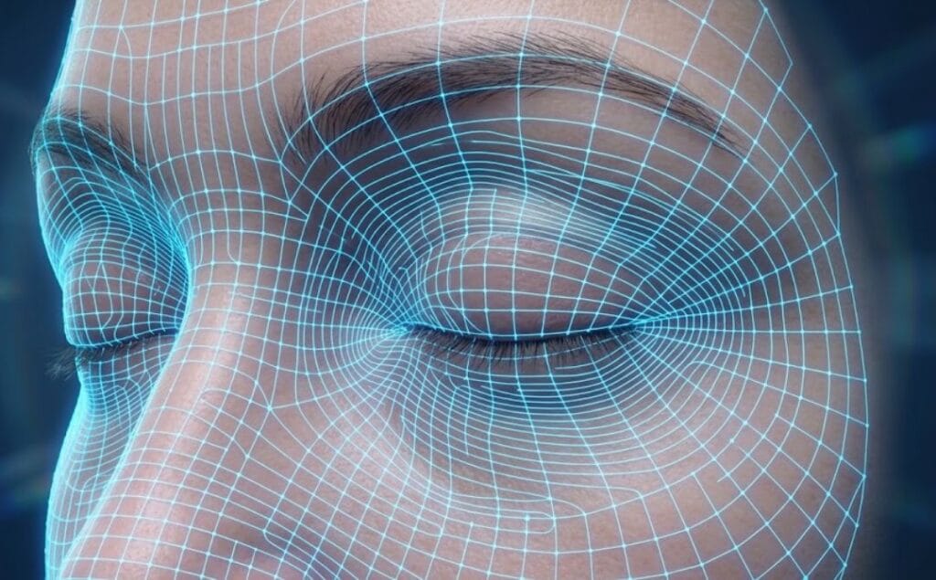 Modélisation 3D numérique de haute technologie de l'anatomie des paupières