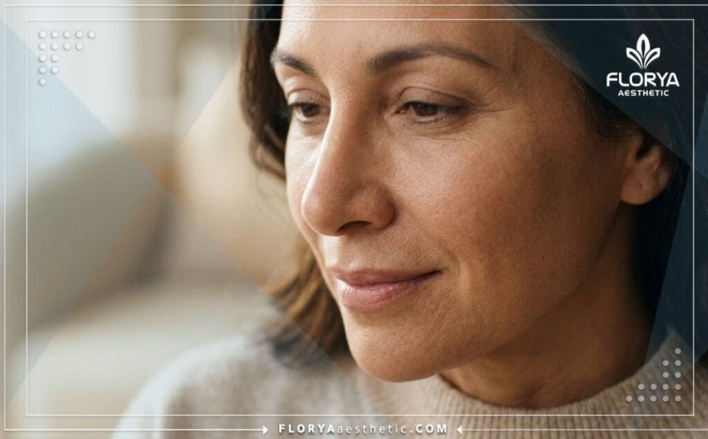 Perfect and natural aesthetic result of a successful nose and sinus procedure.