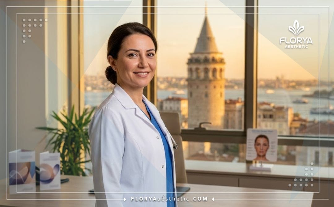 Friendly cosmetic doctor welcoming patients in Istanbul for eye rejuvenation