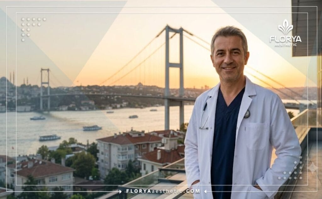 طبيب متخخصص يرحب بالمرضى في إسطنبول لإجراء عملية شد الجفون