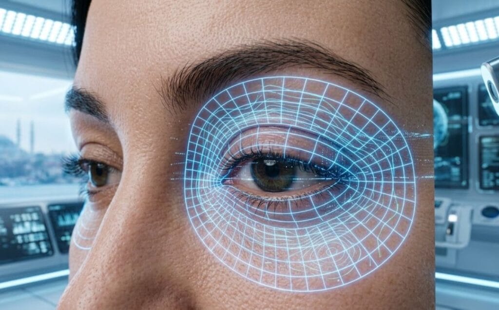 Modélisation 3D de précision de l'anatomie des paupières et des yeux