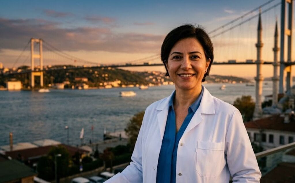 Chirurgien esthétique accueillant ses patients à Istanbul