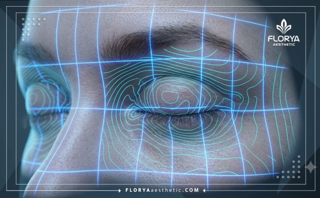 Modélisation 3D avancée de la zone des paupières et des yeux