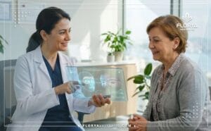 طبيب محترف يستخدم تقنية التخطيط الرقمي من أجل شد الجفون في تركيا