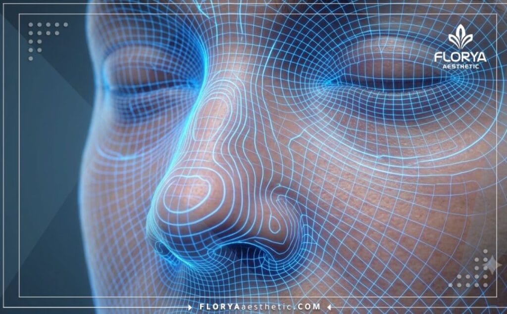 Scanner 3D détaillé de la région nasale pour une précision chirurgicale
