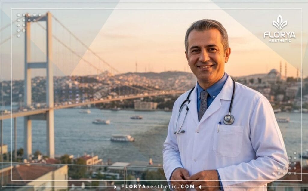 Friendly expert rhinoplasty surgeon welcoming patients in Istanbul