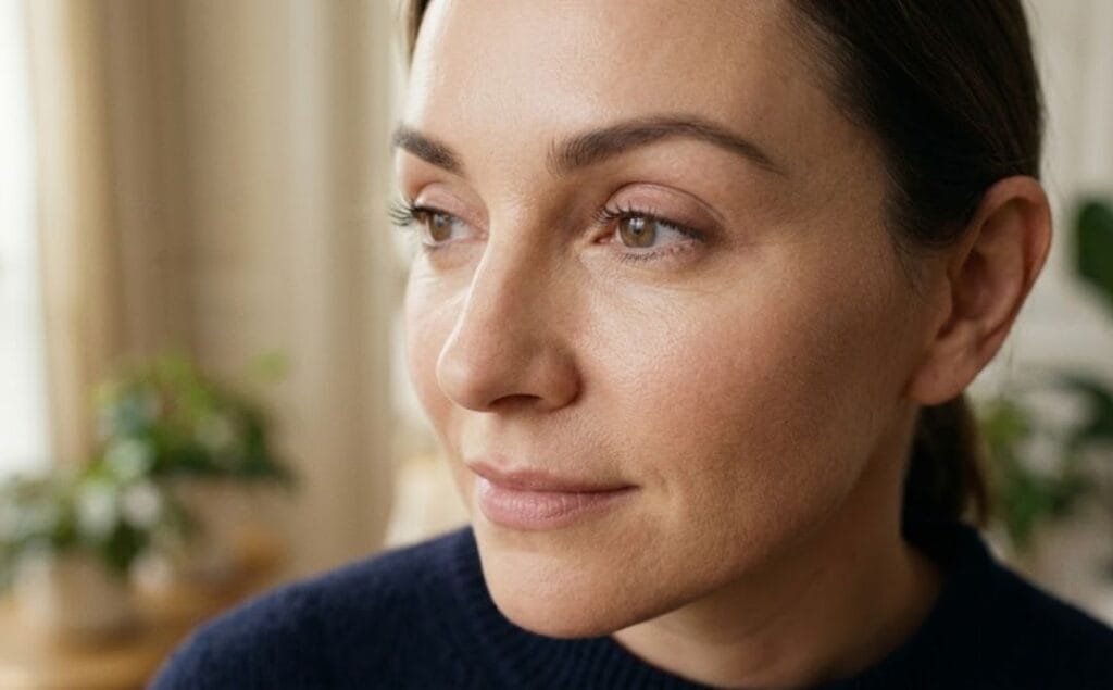 Resultado natural impecable del procedimiento estético de ojos