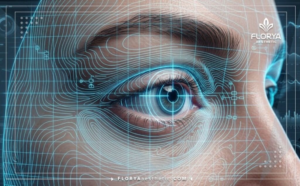 Высокотехнологичное 3D сканирование области вокруг глаз и век.