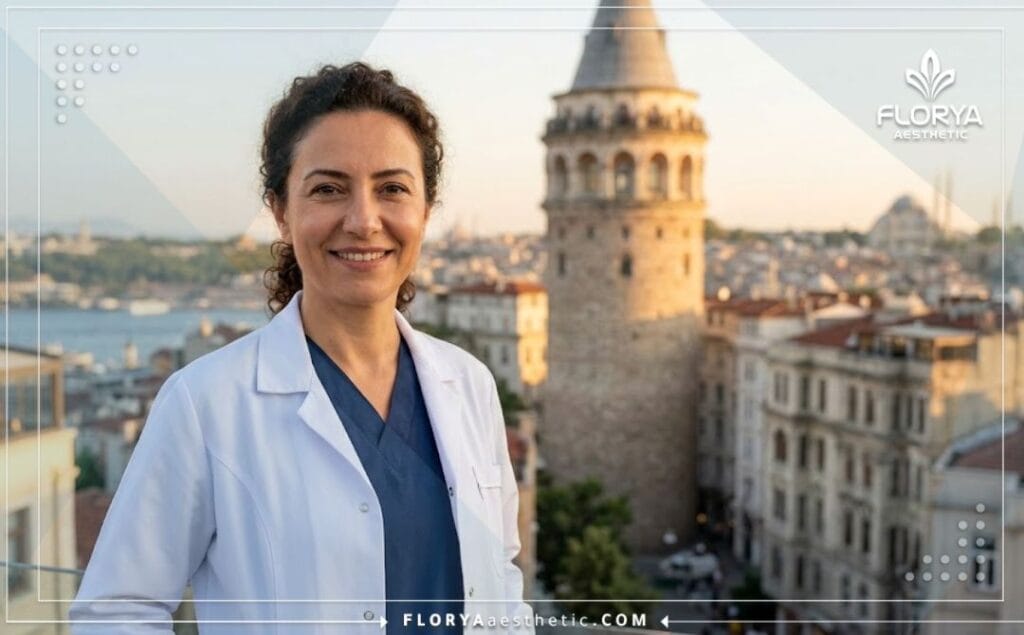 Expert aesthetic doctor welcoming international patients to Istanbul for nose filler procedures