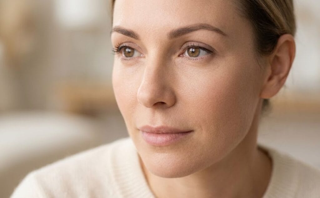 نتائج طبيعية ومثالية لمنطقة العين بعد الإجراء التجميلي بمظهر جذاب وشاب