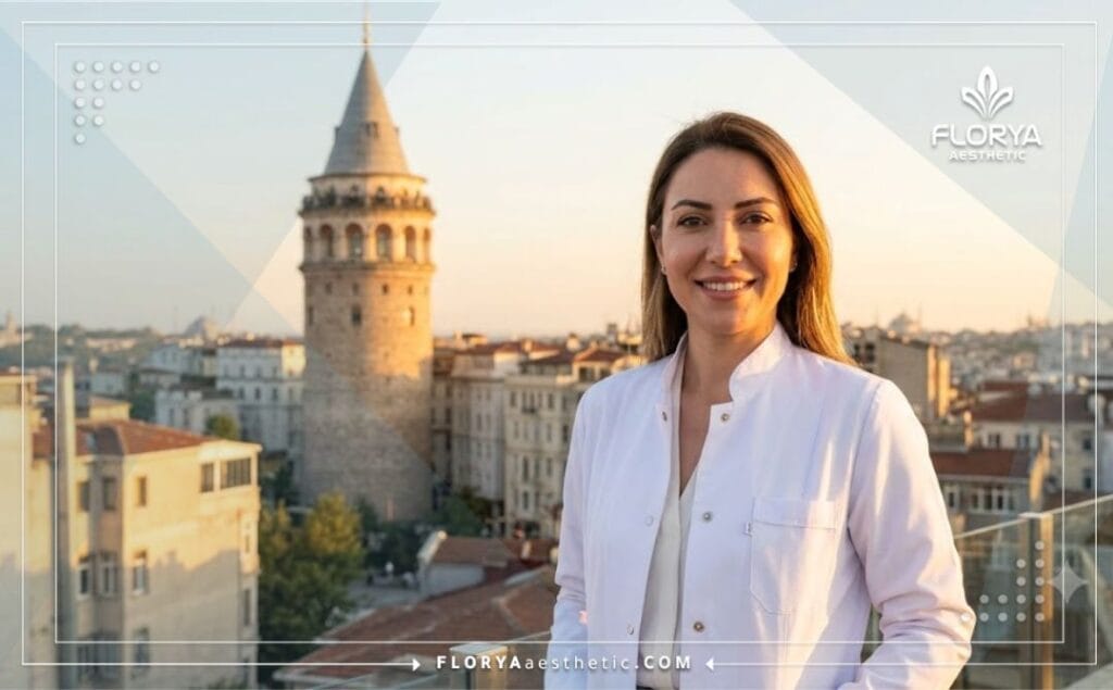 Friendly aesthetic doctor in Istanbul welcoming patients for eye treatments