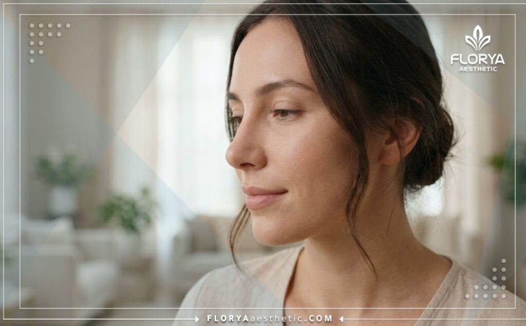 Résultat esthétique parfait après remodelage du nez