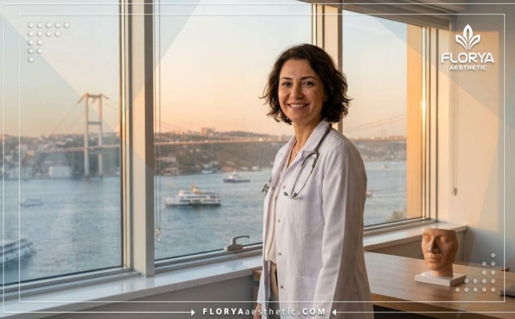 Docteur chaleureux accueillant les patients à Istanbul
