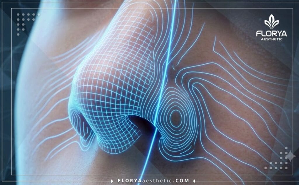 فحص رقمي ثلاثي الأبعاد لمنطقة الأنف لتجنب المخاطر والمضاعفات
