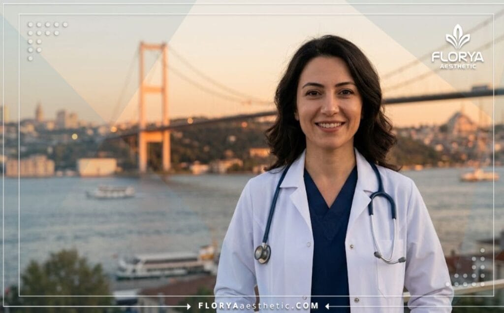 Friendly specialist welcoming patients in Istanbul by the Bosphorus