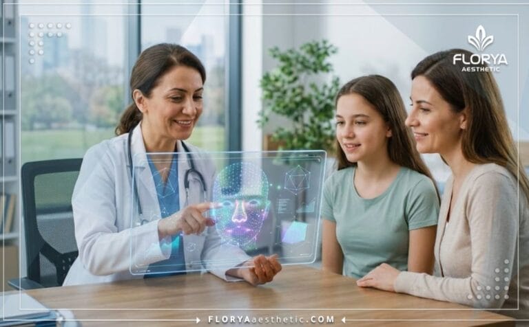 طبيب محترف يشرح خطة تجميل الأنف للمراهقين في تركيا باستخدام تقنية رقمية حديثة