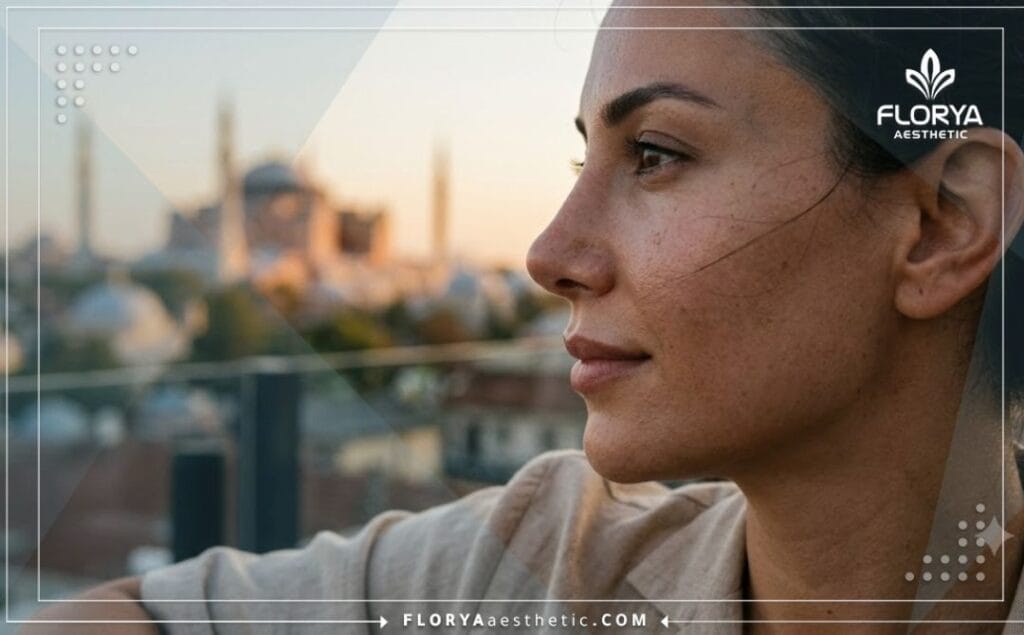 نتيجة مثالية وطبيعية لعملية تجميل الأنف تبرز تناسق ملامح الوجه وتوازنها.